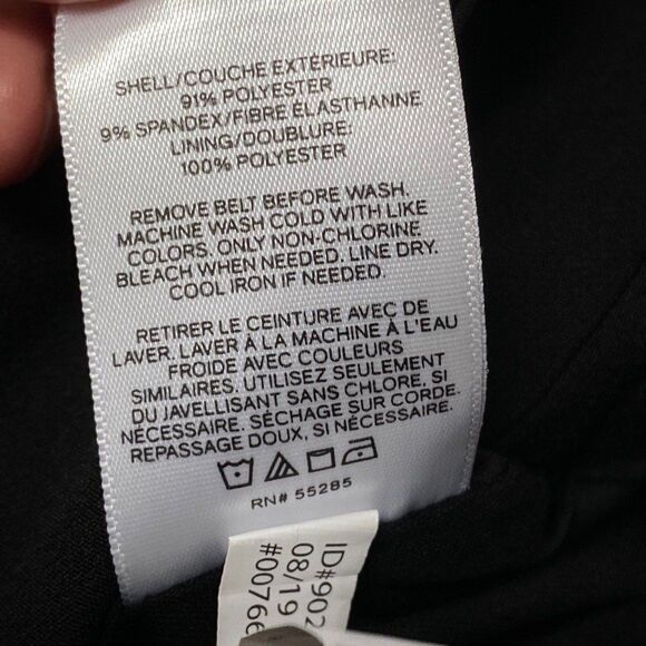 Express Tailored Pencil Skirt Sz 8 Black Knee Length Office Career Workwear - Picture 10 of 11